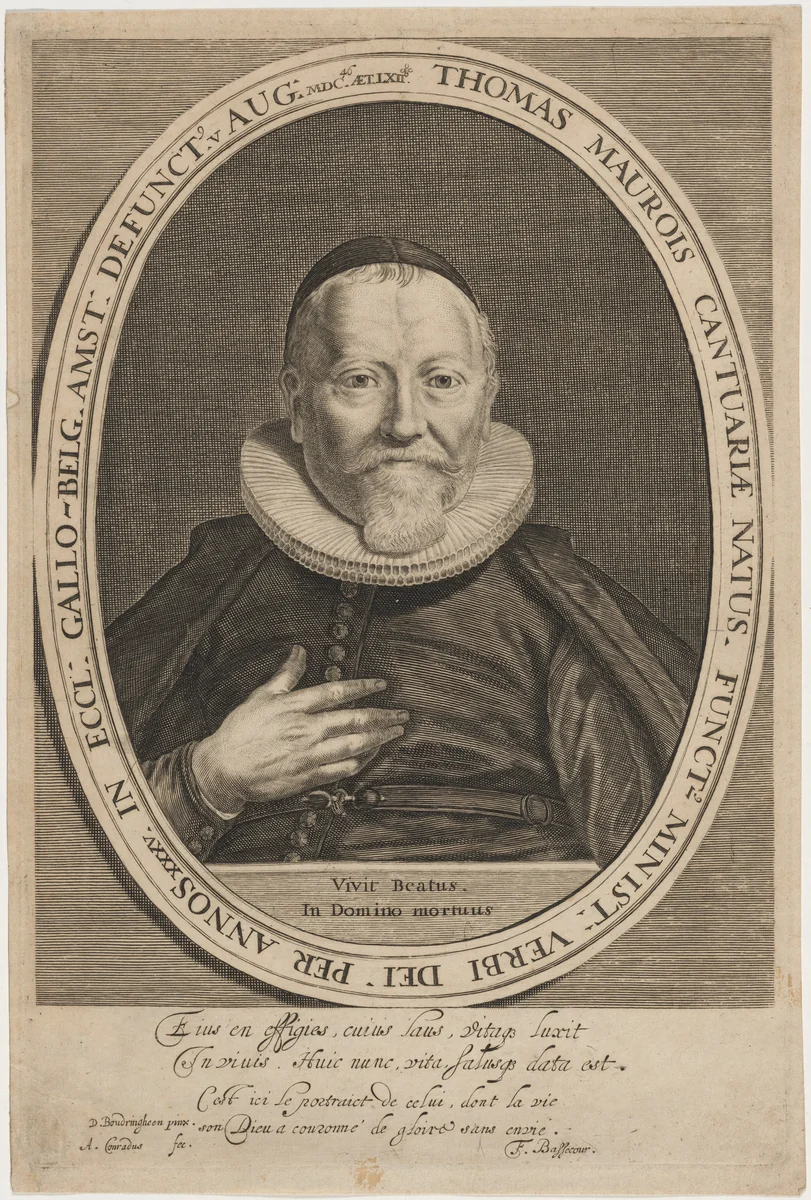 Thomas Maurois by Abraham Conradus, print, 1612-1661