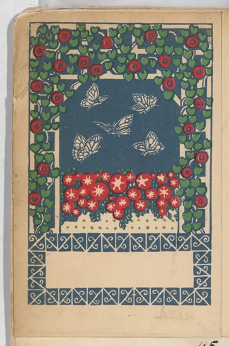 Butterflies (Schmatterlingen) by Gustav Kalhammer, print, 1907