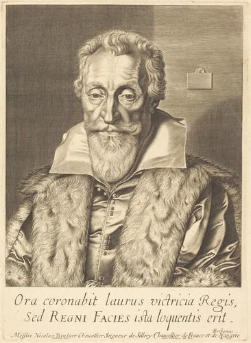 Nicolas Brulart by Michel Lasne, print, 1590-1667
