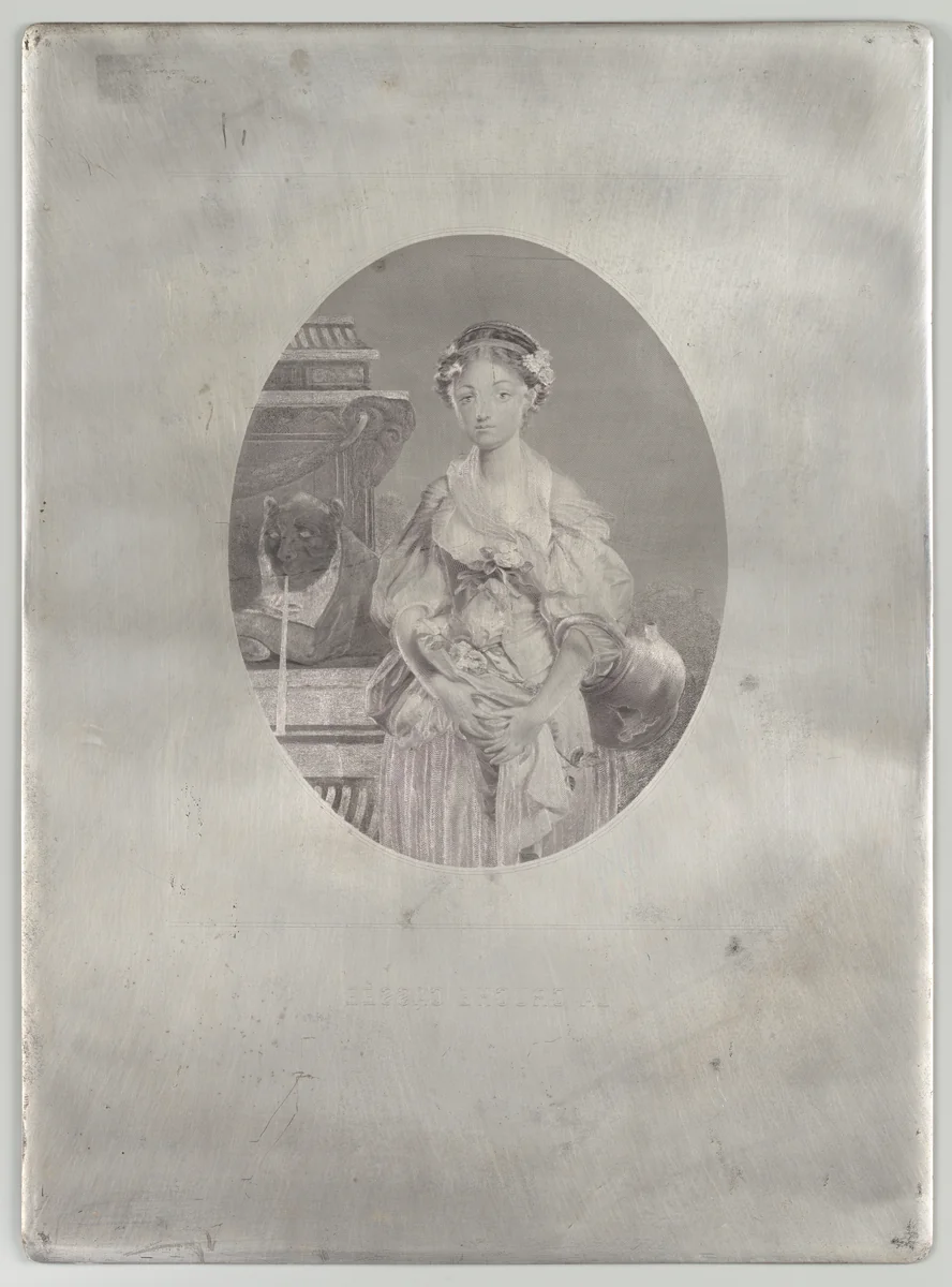 The Broken Pitcher by Jean-Baptiste Greuze, other, 1850