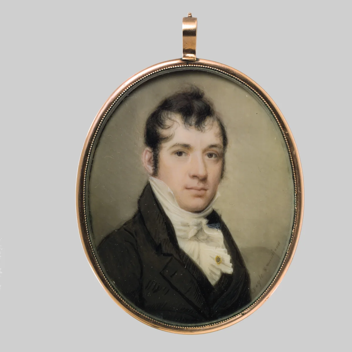Portrait of a Gentleman by William Doyle, artwork, 1810