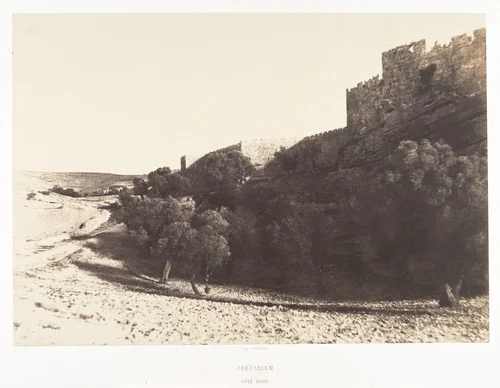 Jérusalem, Côté Nord de Jérusalem by Auguste Salzmann, photograph, 1854-1859