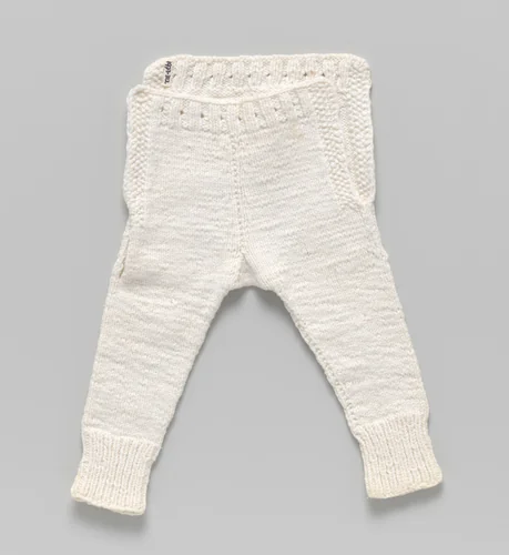 Broek met lange pijpen, van grove gebreide katoen by P. Titjen-Baas, other, 1910