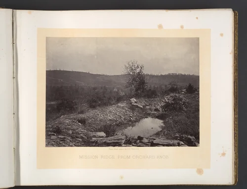 Mission Ridge from Orchard Knob by George N. Barnard, photograph, 1860-1869