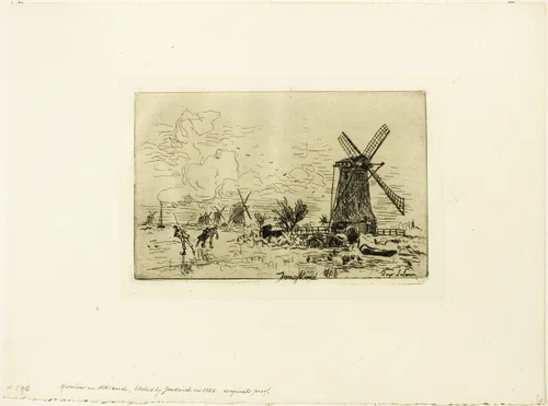 Batavia by Johan Barthold Jongkind, print, 1868