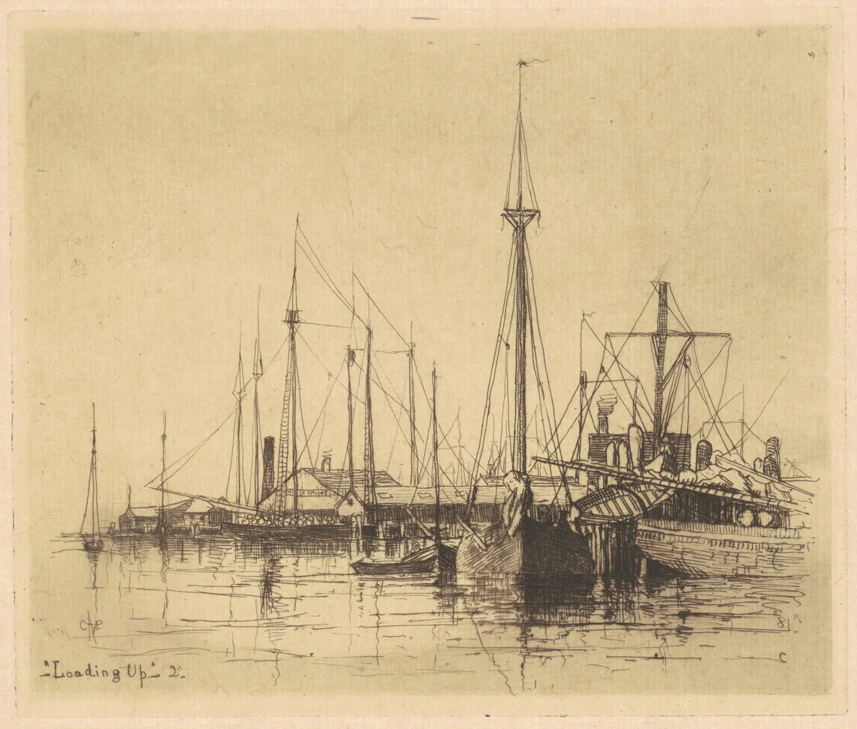 Loading Up by Charles A. Platt, print, 1881