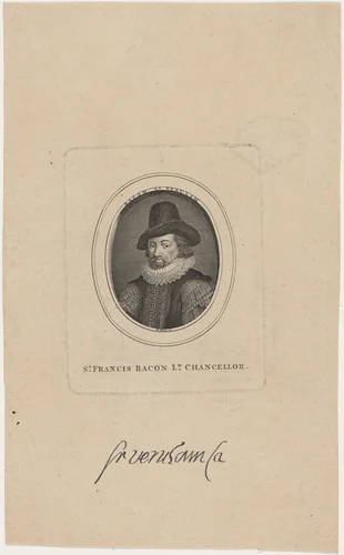 Sir Francis Bacon, Lord Chancellor by William Walker, print, 1791-1867