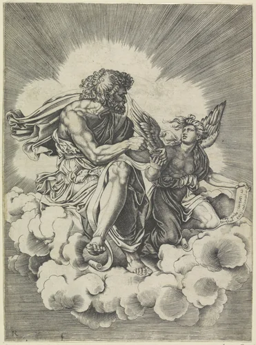 Matteüs de evangelist by anonymous, print, 1500-1536