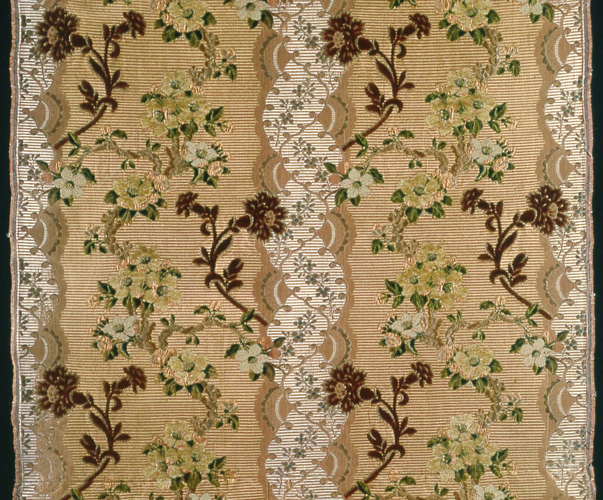 Panel by L. Galy Gallien, textile, 1768-1770