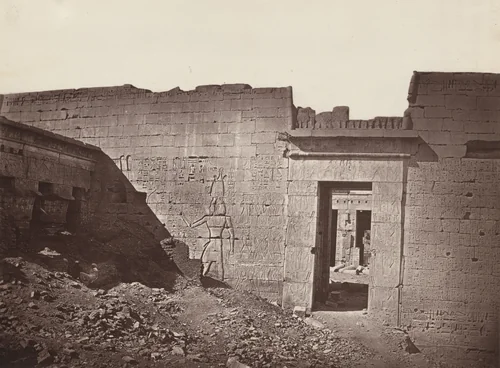 Second Pylon of the Great Temple by William de Wiveleslie Abney, photograph, 1876