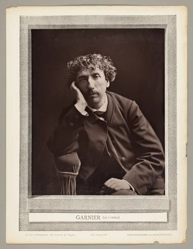 Charles Garnier (French architect, 1825-1898) by Antoine-Samuel Adam-Salomon, photograph, 1875-1877