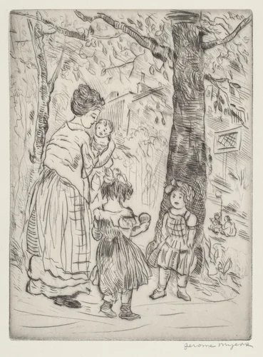 Springtime by Jerome Myers, portfolio, 1919