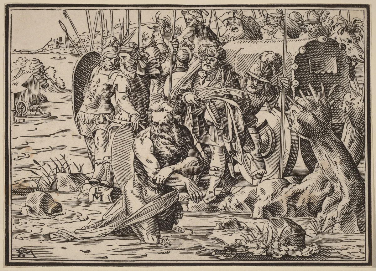The Martyrdom of Saint James (?) by Christoph Murer, print, 1558-1614