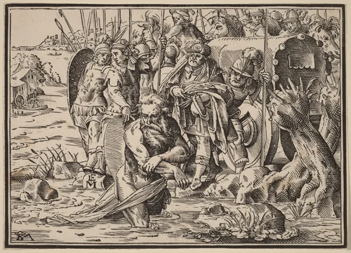 The Martyrdom of Saint James (?) by Christoph Murer, print, 1558-1614