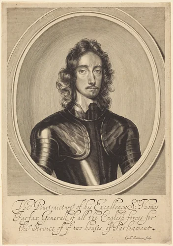 Lord Thomas Fairfax by William Faithorne; Robert Walker, print, 1616-1691