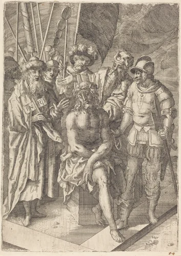 Ecce Homo by Hans Weiner, print, 1575-1617
