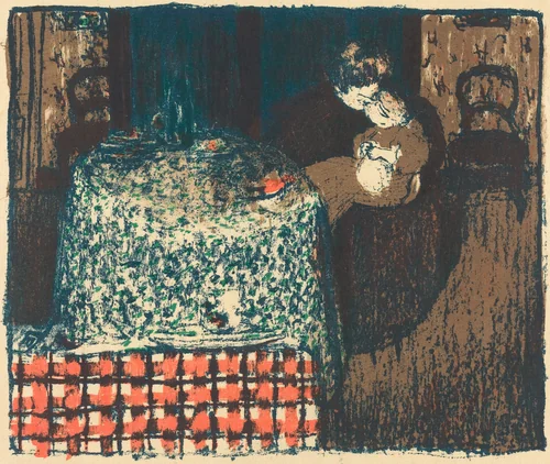Motherhood (Maternite) by Edouard Vuillard, print, 1896