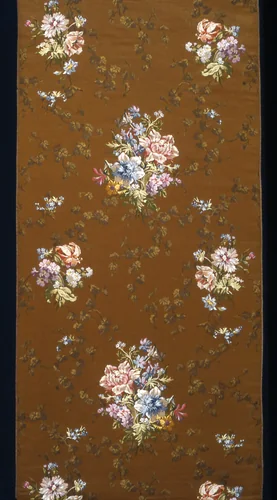 Panel by Mathevon et Bouvard, textile, 1860-1880