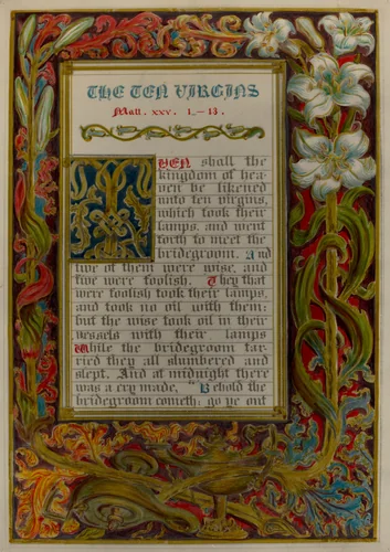 Illuminated Parable: The Ten Virgins by James Gross; Robert Stewart, index of american design, 1936