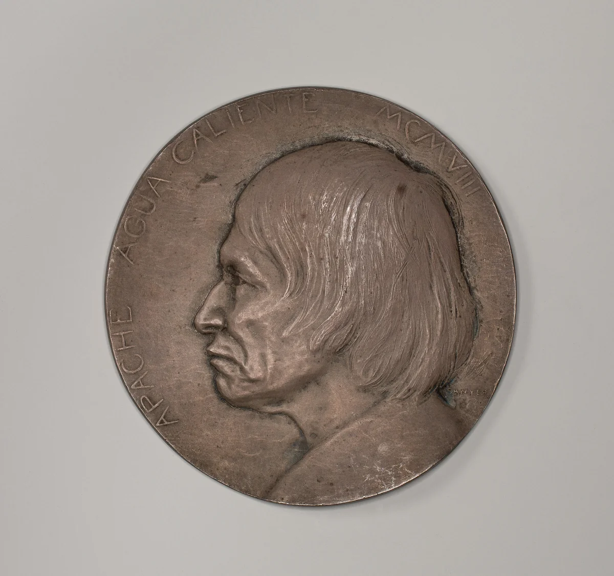 Apache Agua Caliente by Edward Warren Sawyer, metalwork, 1908