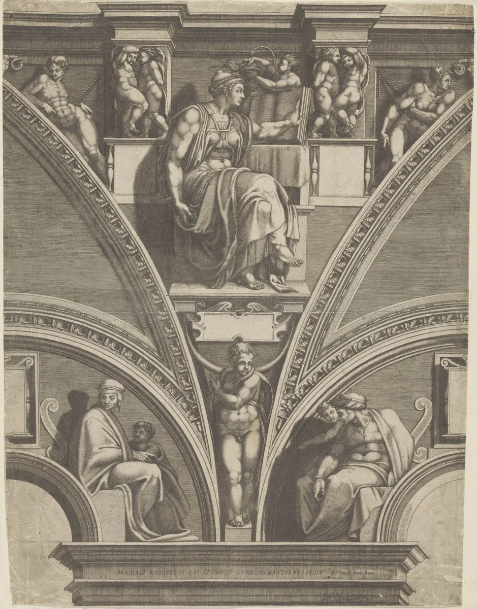 Sibille van Erythrae by Unknown, print, 1530-1582