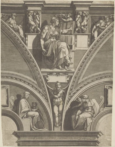 Sibille van Erythrae by Unknown, print, 1530-1582