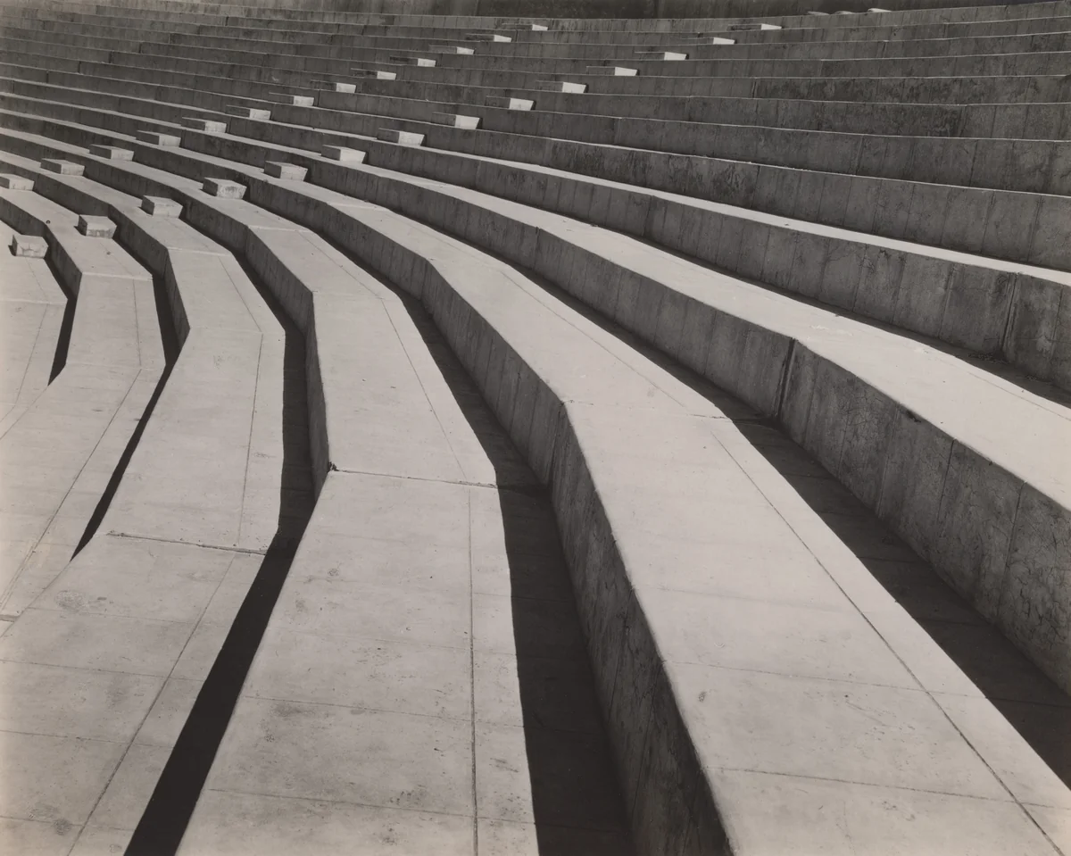 Stadium, Mexico City by Tina Modotti, photograph, 1927