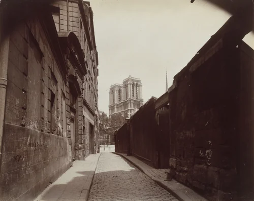 Rue Saint Julien le Pauvre by Eugène Atget, photograph, 1923