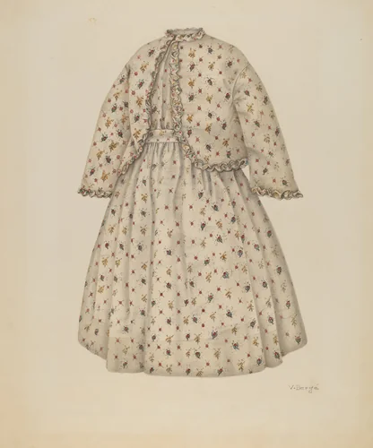 Dress by Virginia Berge, index of american design, 1941