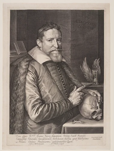 Joannes Neyen by Jan Harmensz. Muller, print, 1608