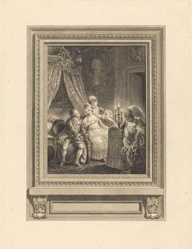 La nuit by Charles Emmanuel Patas, print, 1744-1802