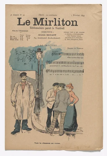 Le Mirliton, no. 95 by Théophile-Alexandre Steinlen, periodical, 1893