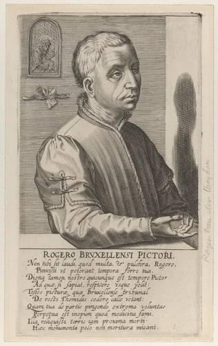 Roger van der Weyden the Younger, from "Pictorum Aliquot Celebrium..." by Hendrick Hondius, print, 1605-1615