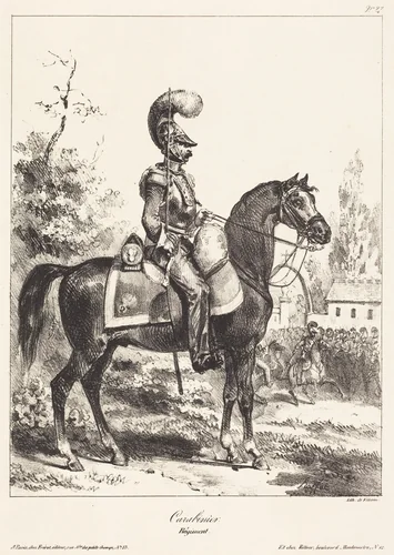 Carabinier by Auguste Raffet, print, 1804-1860