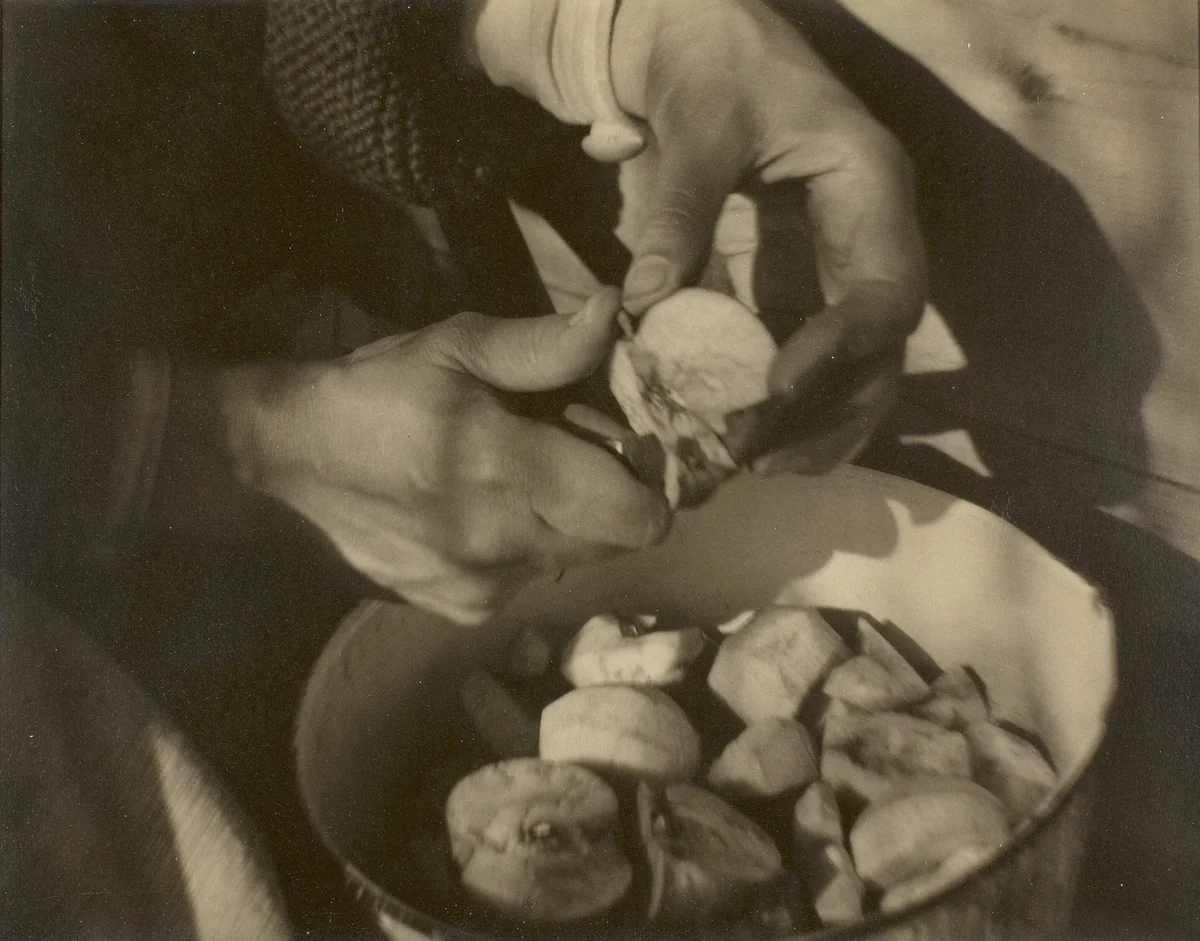 Georgia O'Keeffe—Hands by Alfred Stieglitz, photograph, 1920-1922