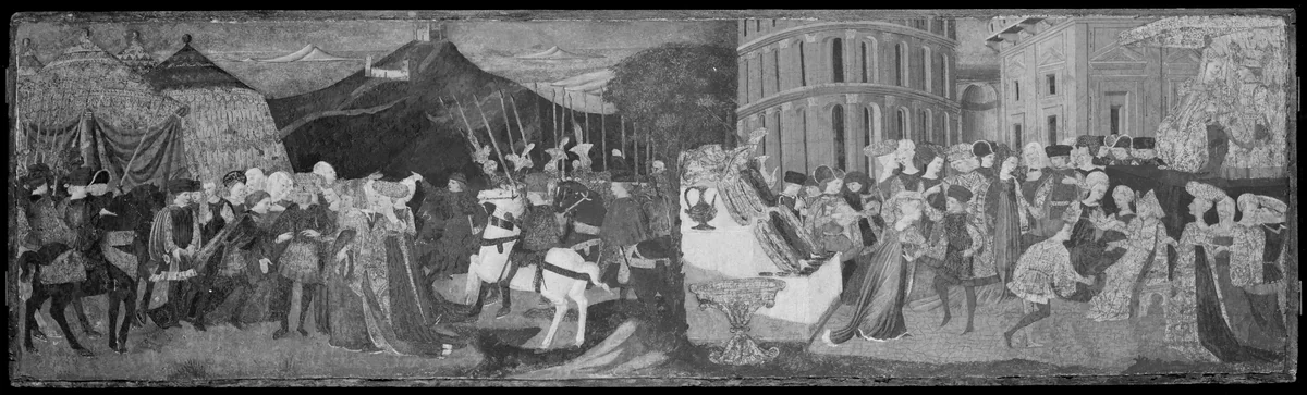 The Continence of Scipio by Apollonio di Giovanni
Marco del Buono Giamberti, painting, 1445-1465