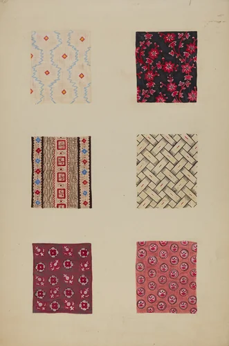 Quilt Patches by Katherine Hastings, index of american design, 1938