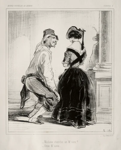 Carnaval by Paul Gavarni, print, 1824-1847