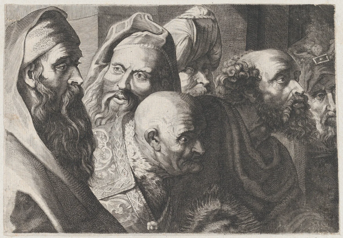 The Tribute Money by anonymous, print, 1615-1800