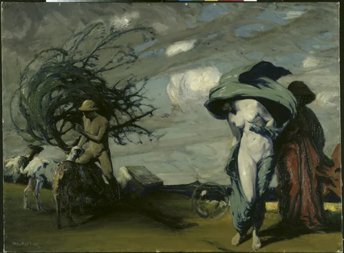 Wisdom and Destiny by Henry Keller, painting, 1913