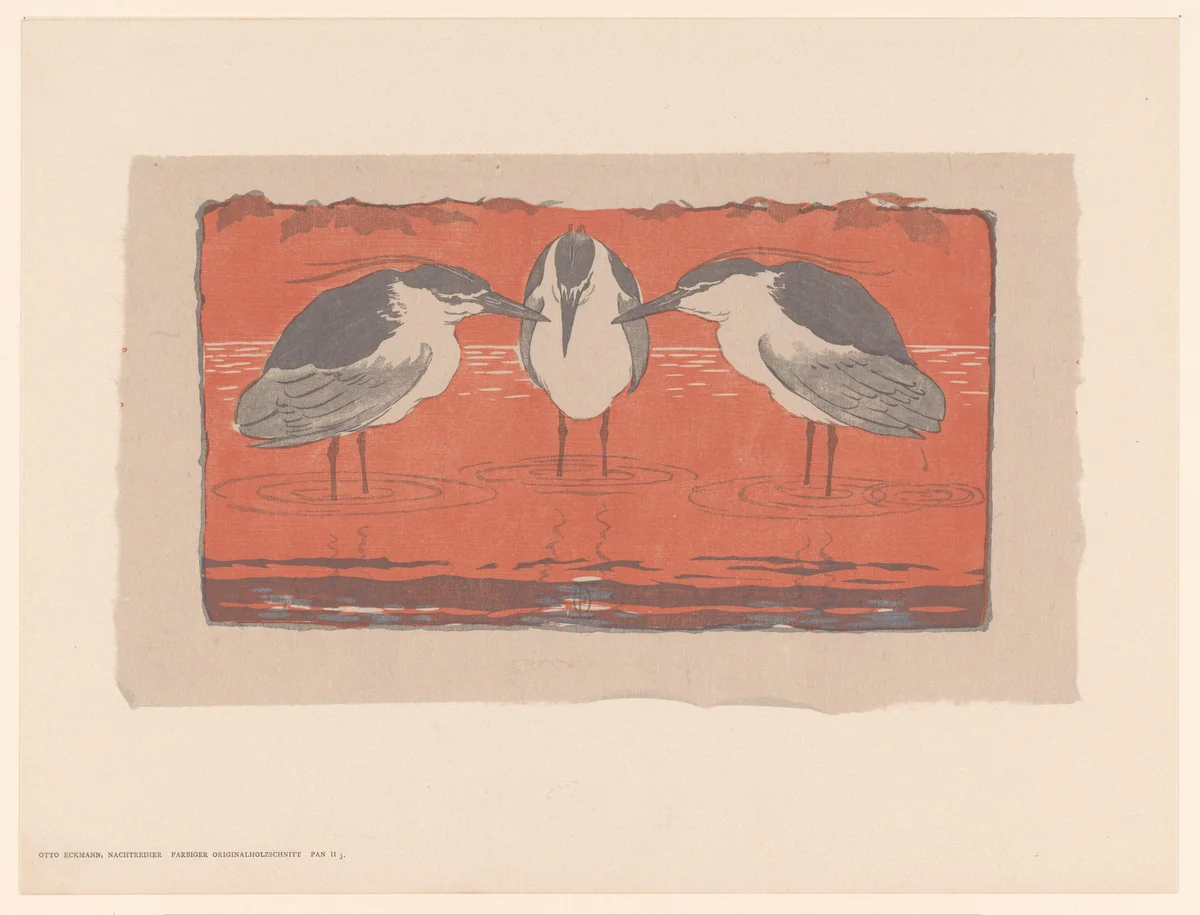 Kwakken by Otto Eckmann, print, 1897
