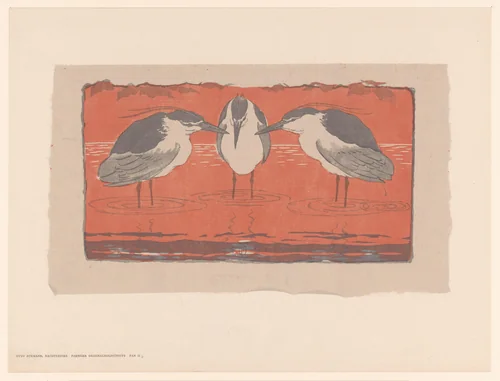 Kwakken by Otto Eckmann, print, 1897