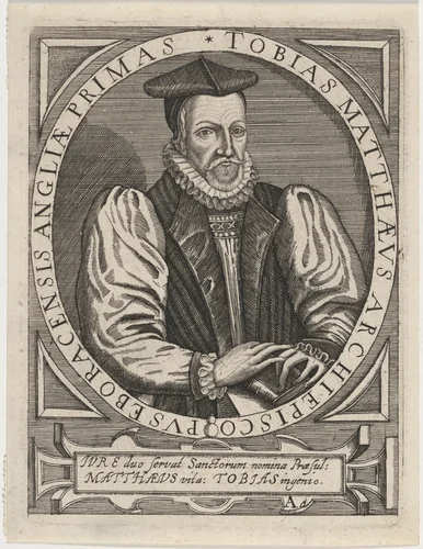 Tobias Matthew, Archbishop of York by Unknown 19th Century, print, 1650
