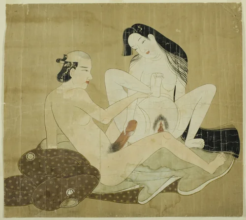 Two Lovers by Unknown Artist, drawing, 1701-1800