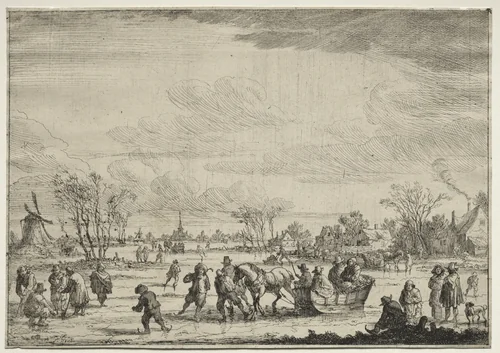 The Sleigh by Peeter Bout, print