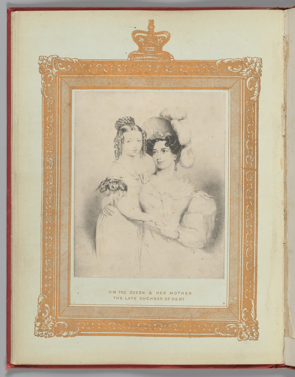 HM The Queen & Her Mother The Late Dutchess of Kent by William Charles Brown, book, 1888