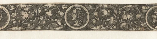 Fries met drie medaillons by Unknown, print, 1530-1540