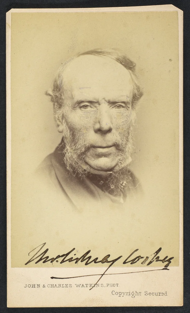 [Thomas Sidney Cooper] by John and Charles Watkins, photograph, 1860-1869