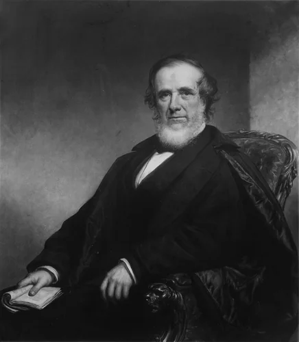 John David Wolfe by Daniel Huntington, artwork, 1871