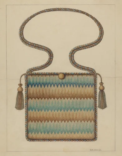 Petipoint Bag by Herbert Marsh, index of american design, 1937